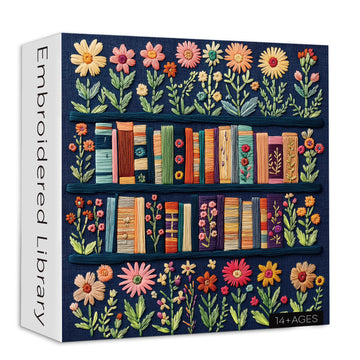 Biblioteca ricamata puzzle puzzle 1000 pezzi